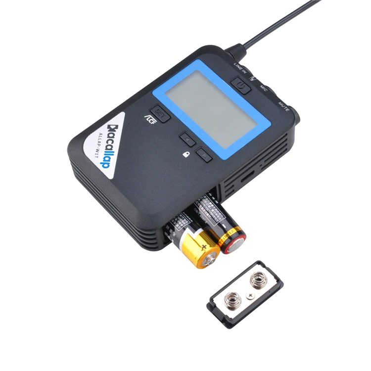 ALLAP-W1 (tx+rx) Ultracompact Wireless Microphone System With Lavalier For Audio Interview