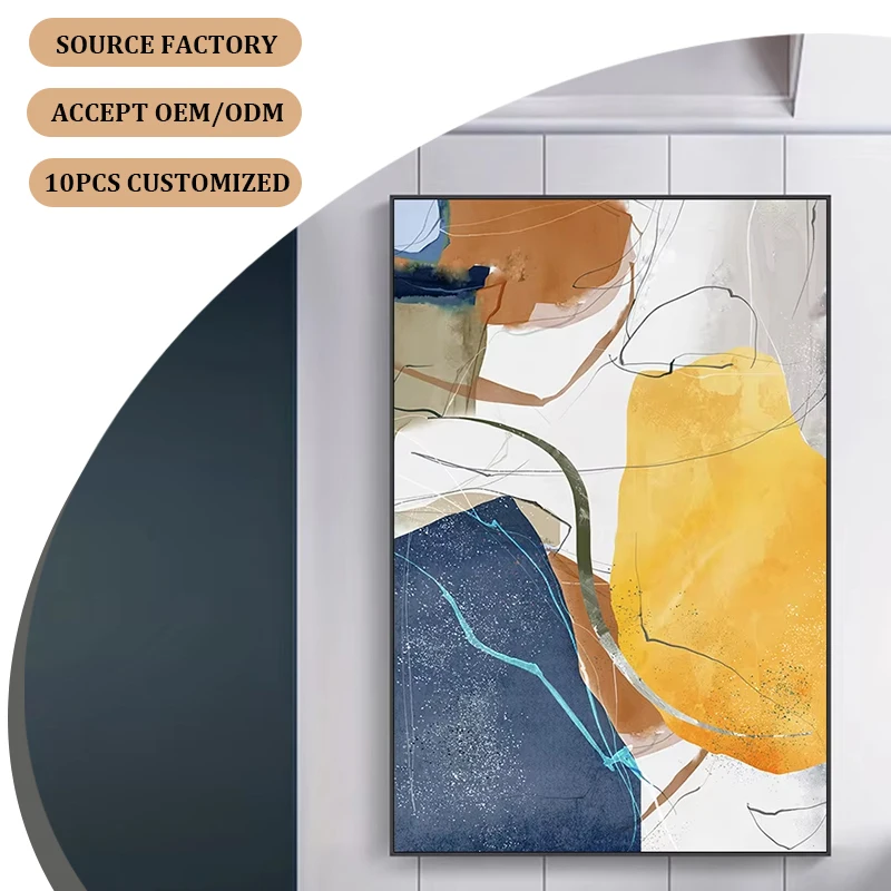Customized Printed Modern Abstract Wall Pictures Arts Canvas Painting For Home Decoration