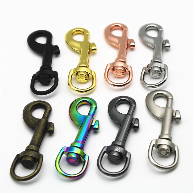 Durable Pet Strap Small Eye Bolt Metal Spring Clasp Zinc Alloy Snap Hook Clip Swivel For Bag
