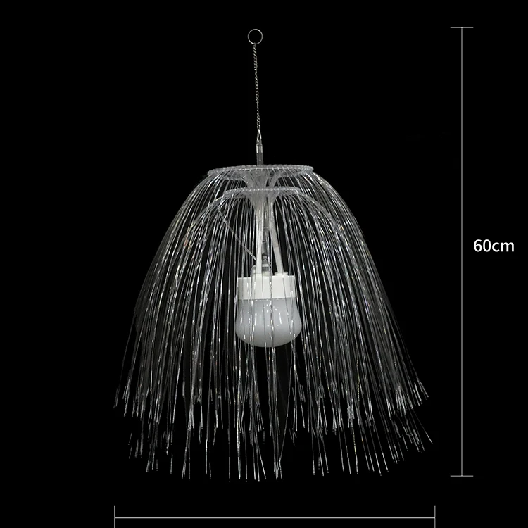 Высококачественное настраиваемое украшение звездного неба, праздничное наружное светодиодное освещение из оптического волокна с Медузой