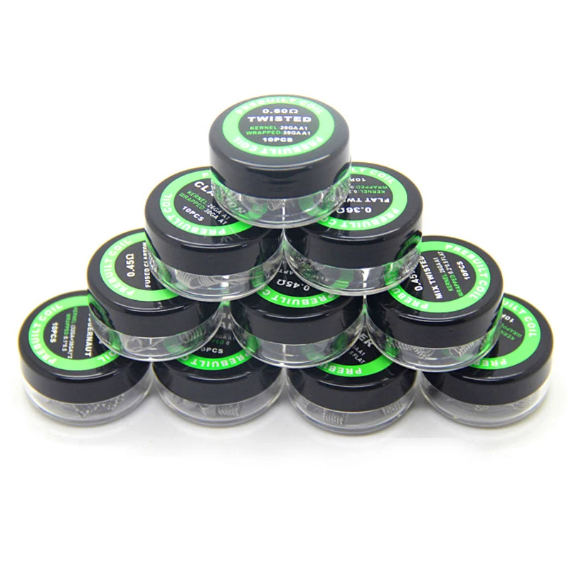  Нагревательная проволока для электронной сигареты Fused clapton готовые витые катушки Alien
