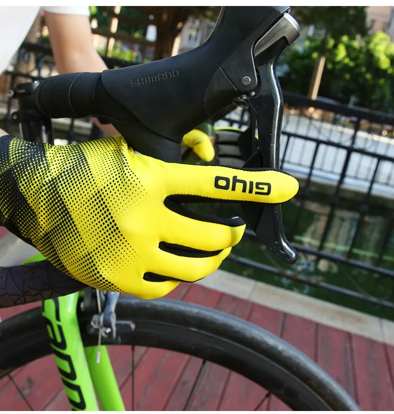 GIYO MTB Road Bicycle Motorcycle Bike Gel Gloves Cycle Full Finger Winter Cycling Glove