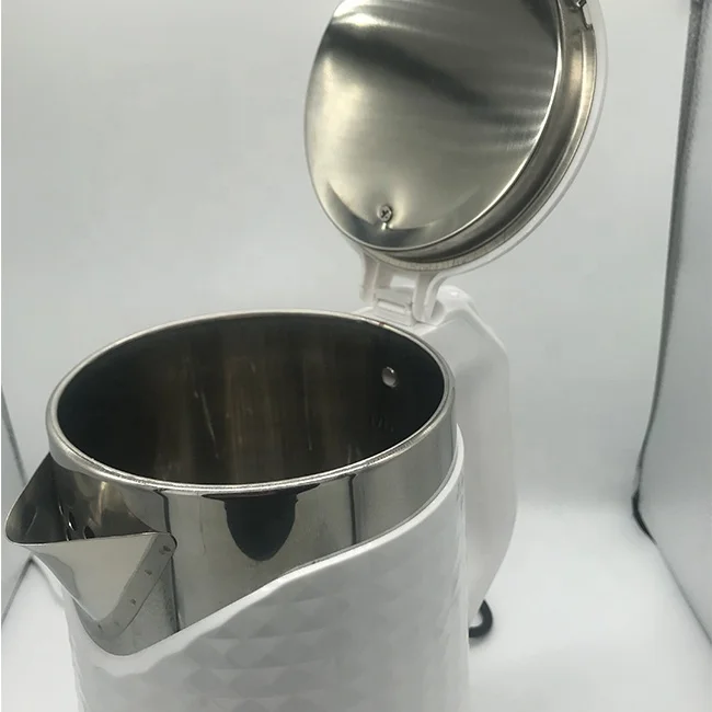 Home appliance kitchen boiling milk stainless steel+double wall electric kettle 1.8L electric kettle cordless tea pot