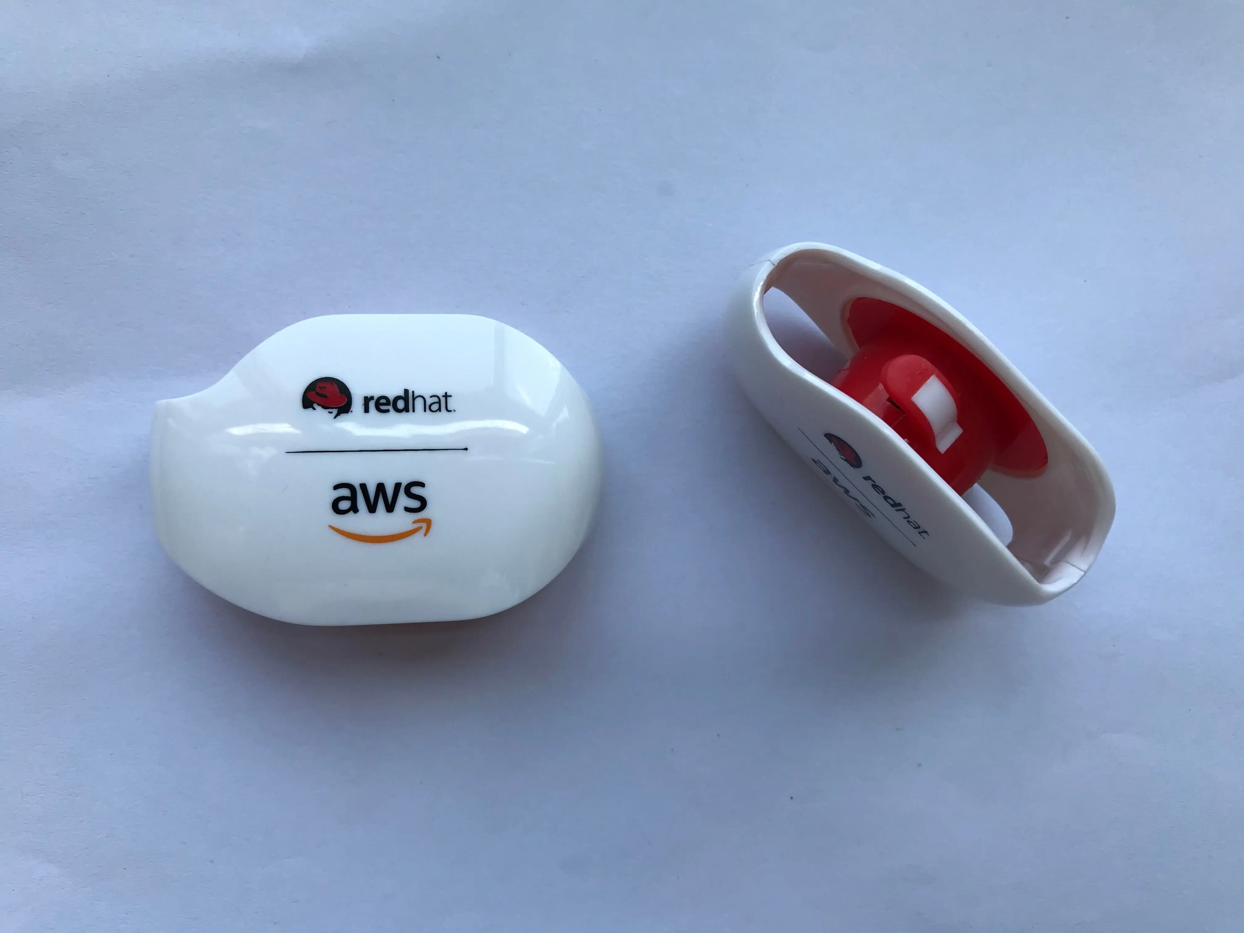 
Custom logo retractable earphone headphone cable winder organizer cord 
