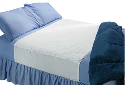 Urinary Bedding Waterproof Incontinence Saddle Style Tucked Wings Pee Pads Quilted Washable Nursing Pad