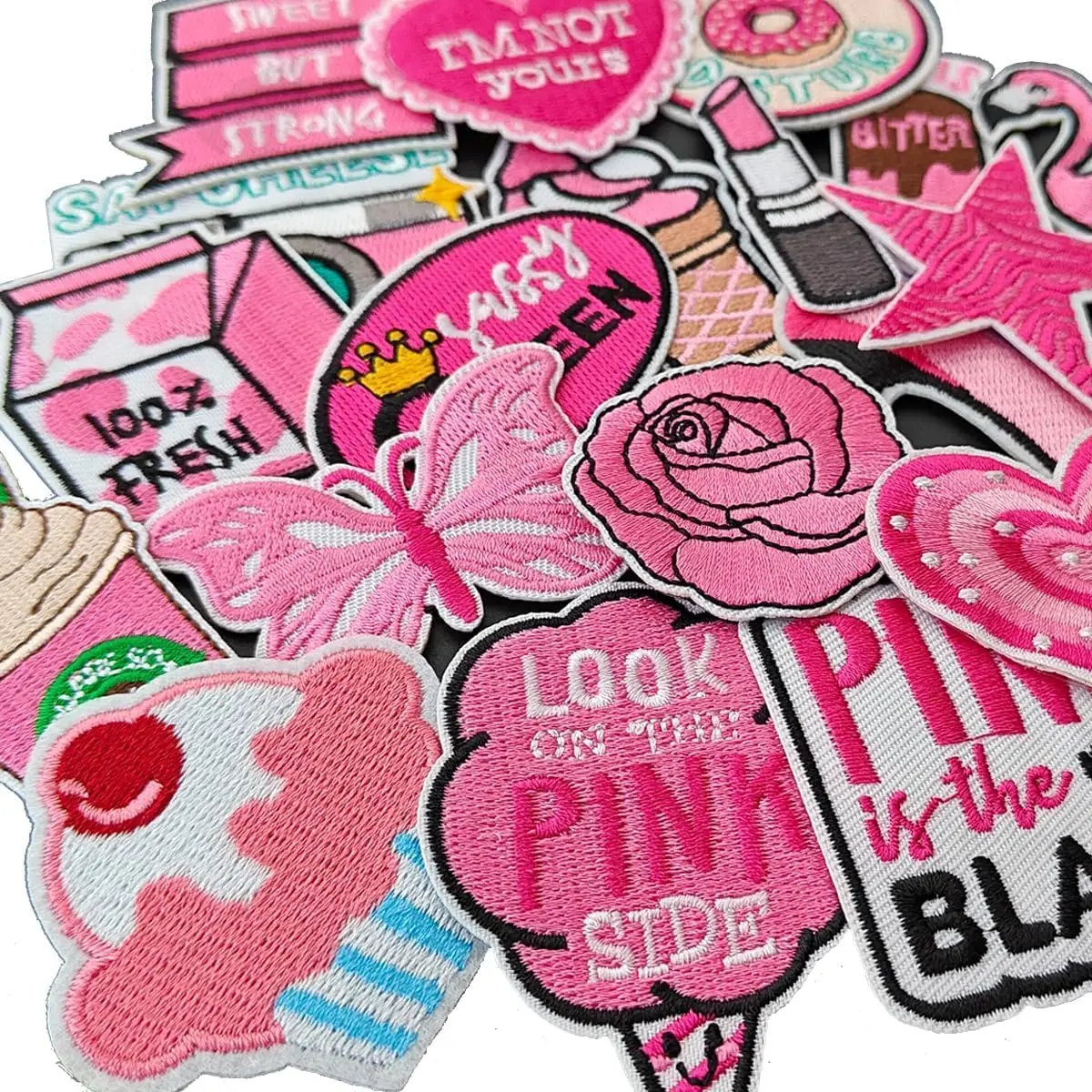 Custom American Usa Flag Embroidered /leather /letter/woven /embroidery Iron on Western Cowboy Hat Patches for Trucker Hat