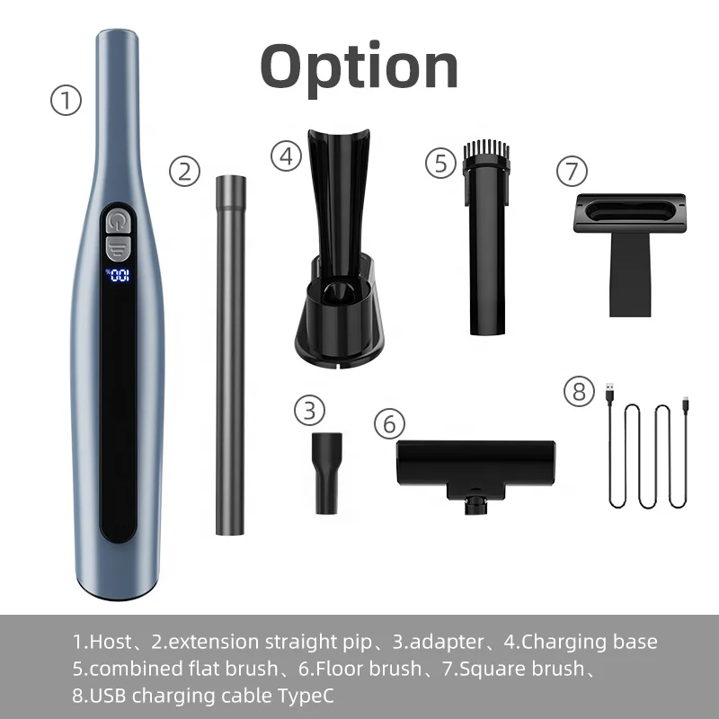 Rechargeable Detachable Wireless Handheld Wet And Dry Cordless Vacuum Cleaner