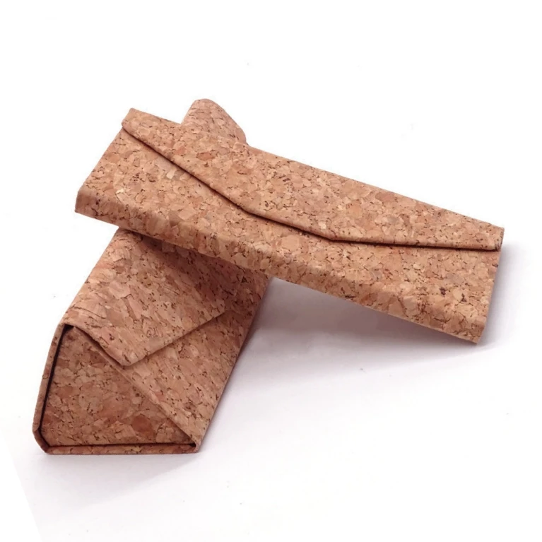 Новый стильный складной кожаный треугольный Чехол для очков