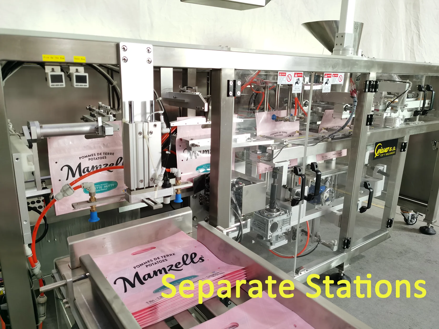 TOP Y Multifunctional bagging coffee beans horizontal packing automatic doypack bag machine made in China