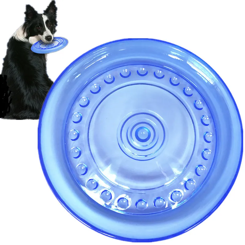 Pet Toys  Large Dog Flying Discs TPR Soft Bite Resistant Easy Throw Dog Outdoor Training Dog Toy Supplies