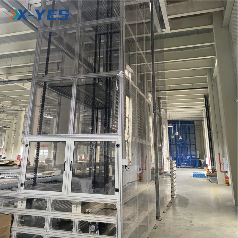 Professional Vertical Reciprocating Lift Conveyor Z Type Rubber Block Conveyor Pallet Vertical Conveyor