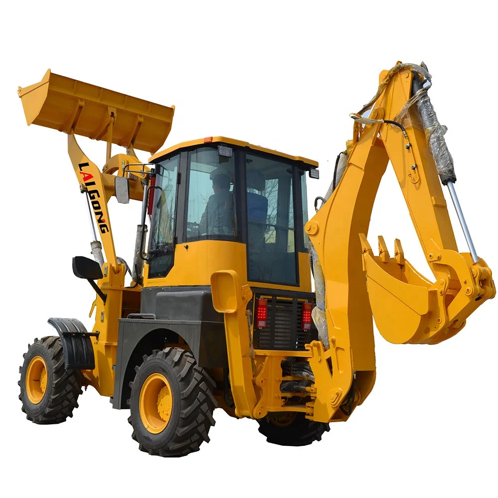 Yuchai 75KW 100HP Engine Front End Loader Articulated hot sale Backhoe Loader