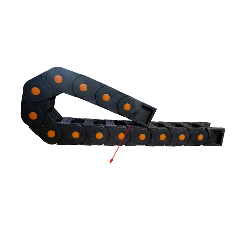 55*75/100/125/150/175/200/250/300/350 tank chain machine tool engraving machine accessories engineering nylon plastic drag chain