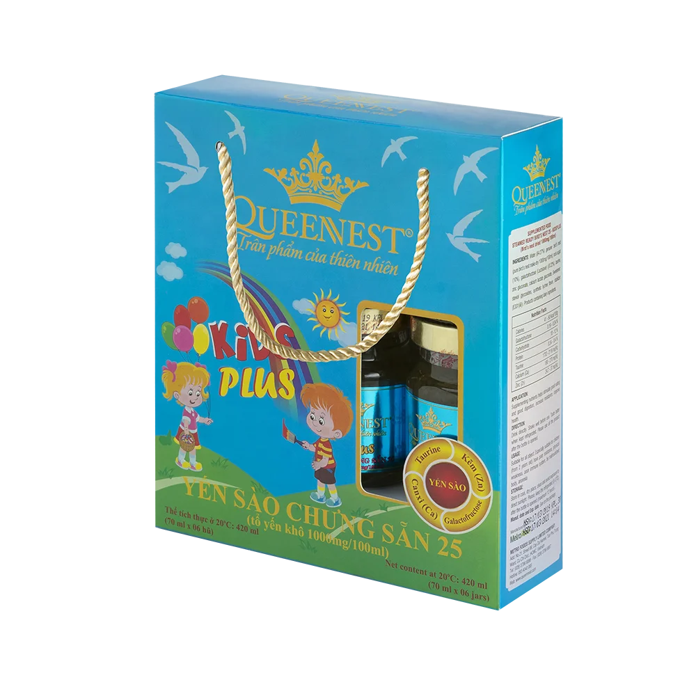 QUEENNEST Premium Птичье гнездо Дети плюс 25% (банка 70 мл) из Вьетнама