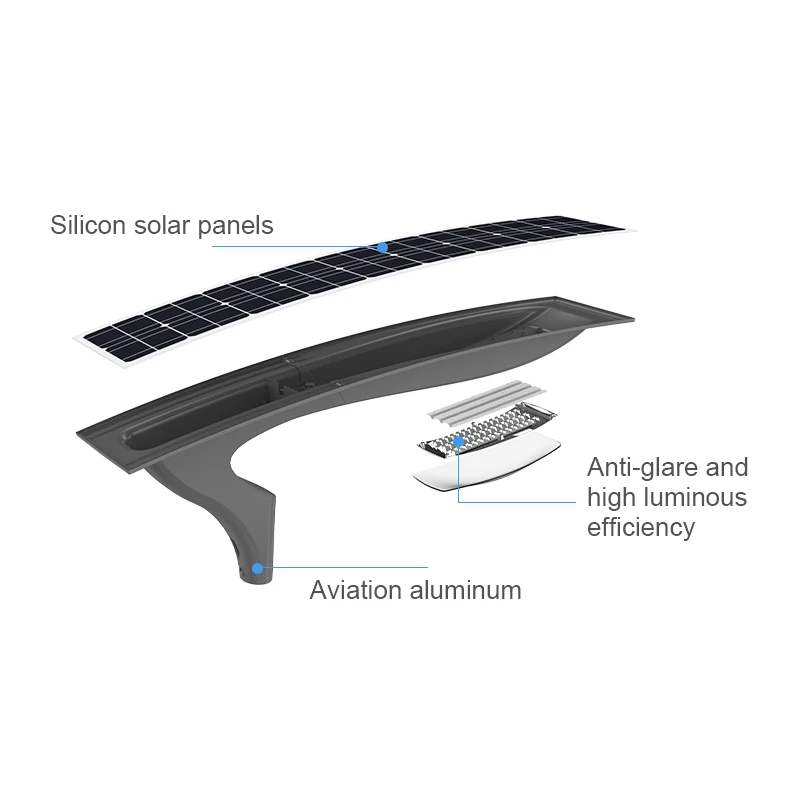 KLR Multifunctional Low Price Solar Street Light 2000 Watt for Wholesales