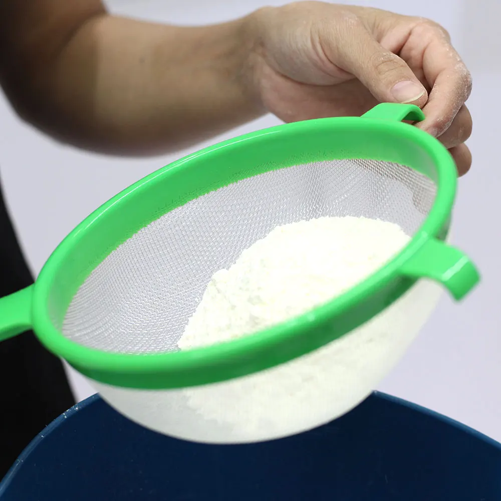 3pcs Kitchen Cooking Food Preparation Graduated Sizes Strainer Wire Sieve Fine Mesh