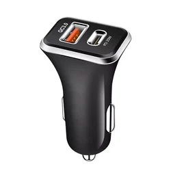 Dual Port 36w Qc3.0 usb C Chargeur Carregador Cargador Rapido Cellular Oraimo Fast Usb Pd Sarj Car Charger Mobile Phone Charger
