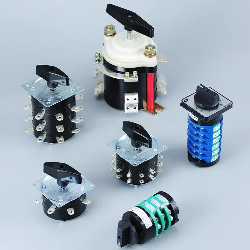 KDHC-32A 63A Multi Positions Solar Protection Repair Electromechanical Welding Machine Voltage Regulation Rotary Switch