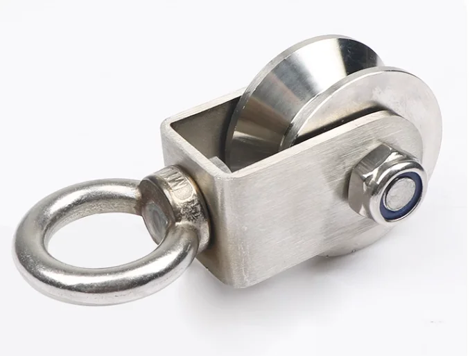 Stainless steel pulley wire rope hanging pulley