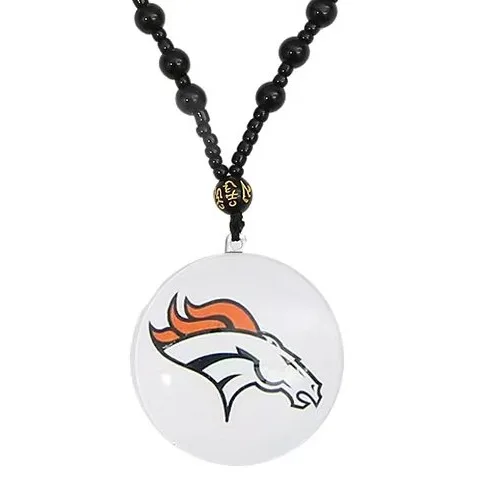 Дешевая цена Denver Broncos ожерелья стеклянная подвеска из бисера цепь NFL 32 команды свитер