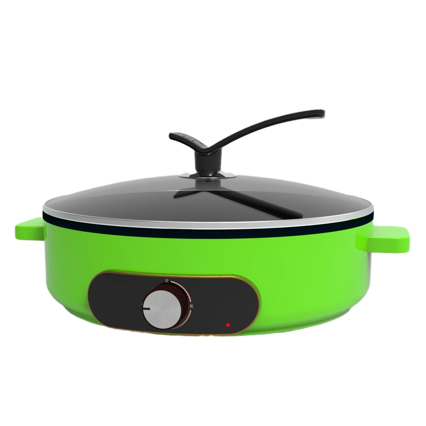 Maibo 2023 New Multifunctional 2-3 Persons Use Electric Skillet with Glass lid 16-inch Electric Skillet