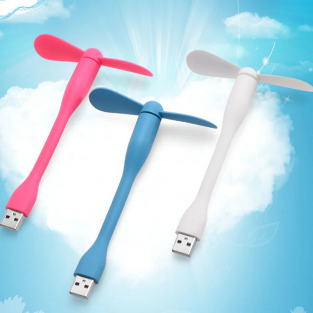 Красочный гибкий мини-usb Электрический вентилятор охлаждения usb мини-вентилятор для компьютера переменного тока портативный ручной работы на дому