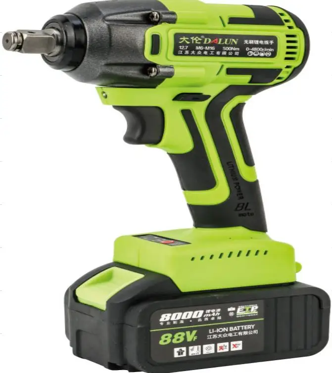 Factory price Electric Brushless Handheld Impact Flat Drill Guns Hand Drill Torque Driver with Wrench Power Drills