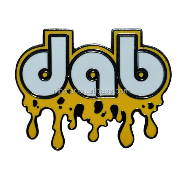 Irregular Customized enamel pin badges accessories Dripping Dab Heady Hippie Weed Festival Lapel 710 Enamel 420 Hat Pin