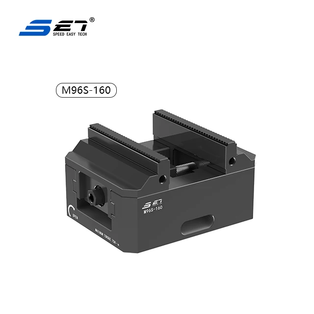 M96S-160 Wholesale Customized Tooling 96mm Hole Pitch Position Vise For Cnc Milling Machining
