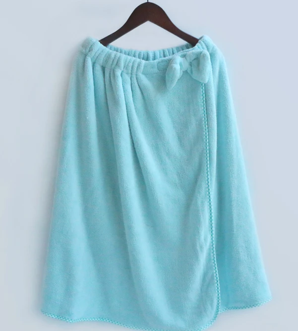 Quick-dry Bathroom Home Knitted Bedroom Sustainable Polyester Bath Skirt coral velvet towel are tightly designed  sticky design