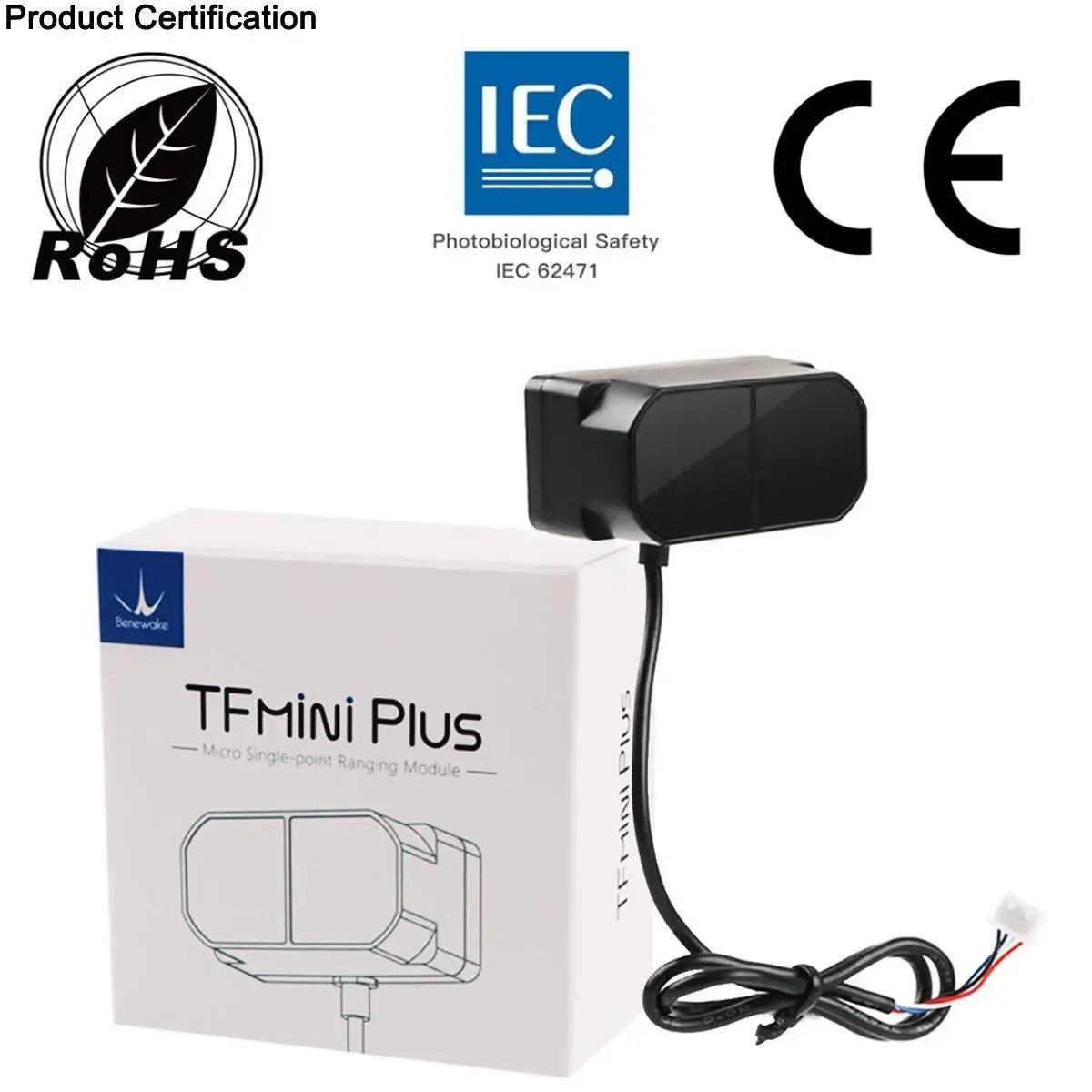 Benewake automated guided vehicle lidar sensor tfminiplus