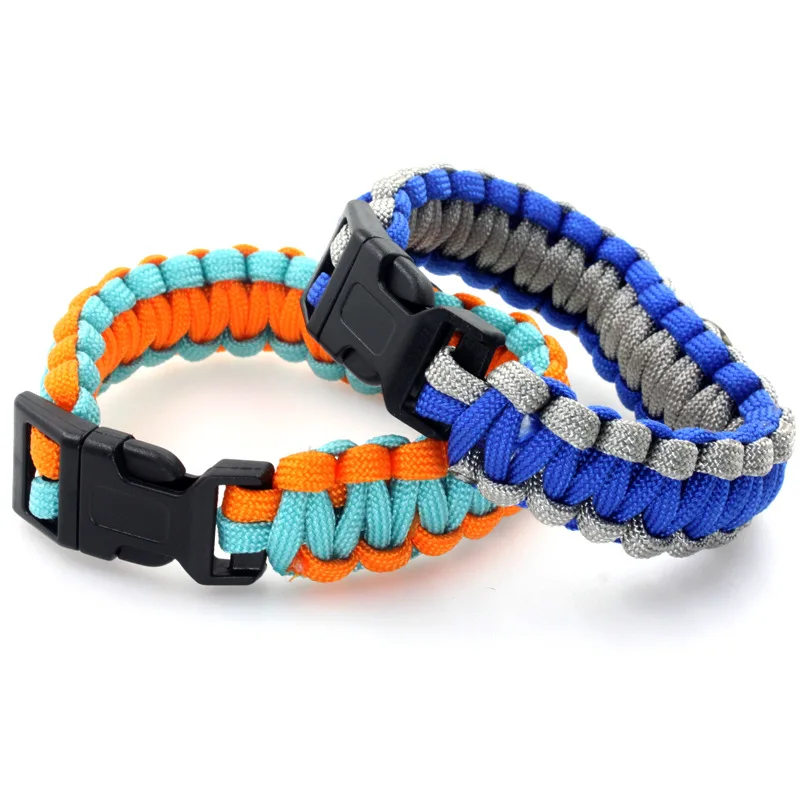 Wholesale Custom Logo Handmade Wild Life-saving Paracord Bracelet Baseball Teams Logo Paracord Bracelet