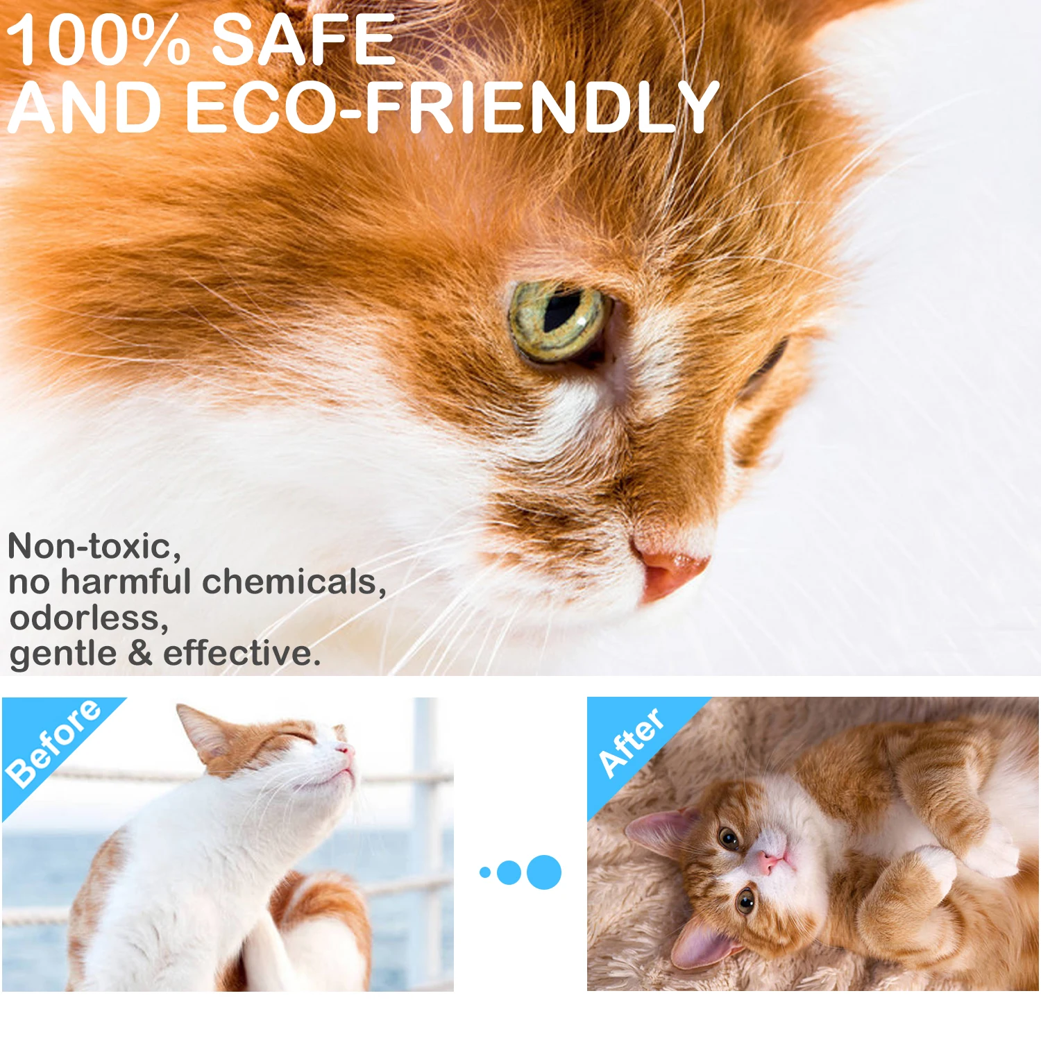 Factory Prices Cat Calming Spray Mimic Mother Pheromone for Vet Recommended