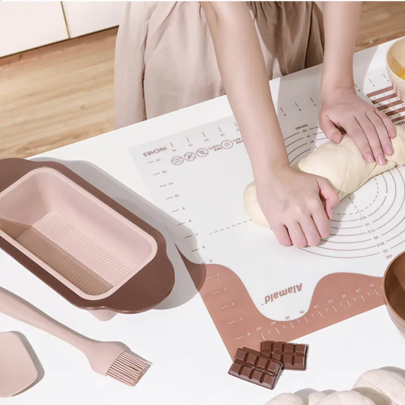 Baking Pan Cookies Cupcakes Cakes Biscuits Non-stick Washable Kids Baking Fun Plate