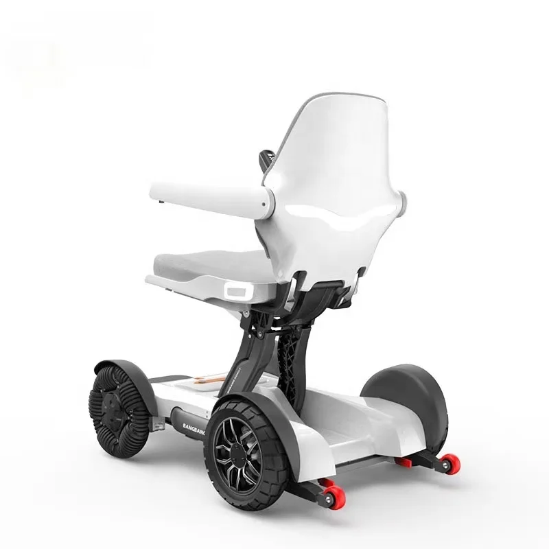 Интеллектуальный пульт дистанционного управления нового типа полностью автоматическая складывающаяся инвалидная коляска для пожилых людей