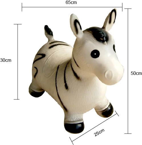 
PVC inflatable Jumping hopper Animal Toy Horse for kids 