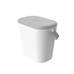 Dogness 12L smart automatic sealed cover white airtight vacuum plastic frozen pet dog dry food grain storage box container