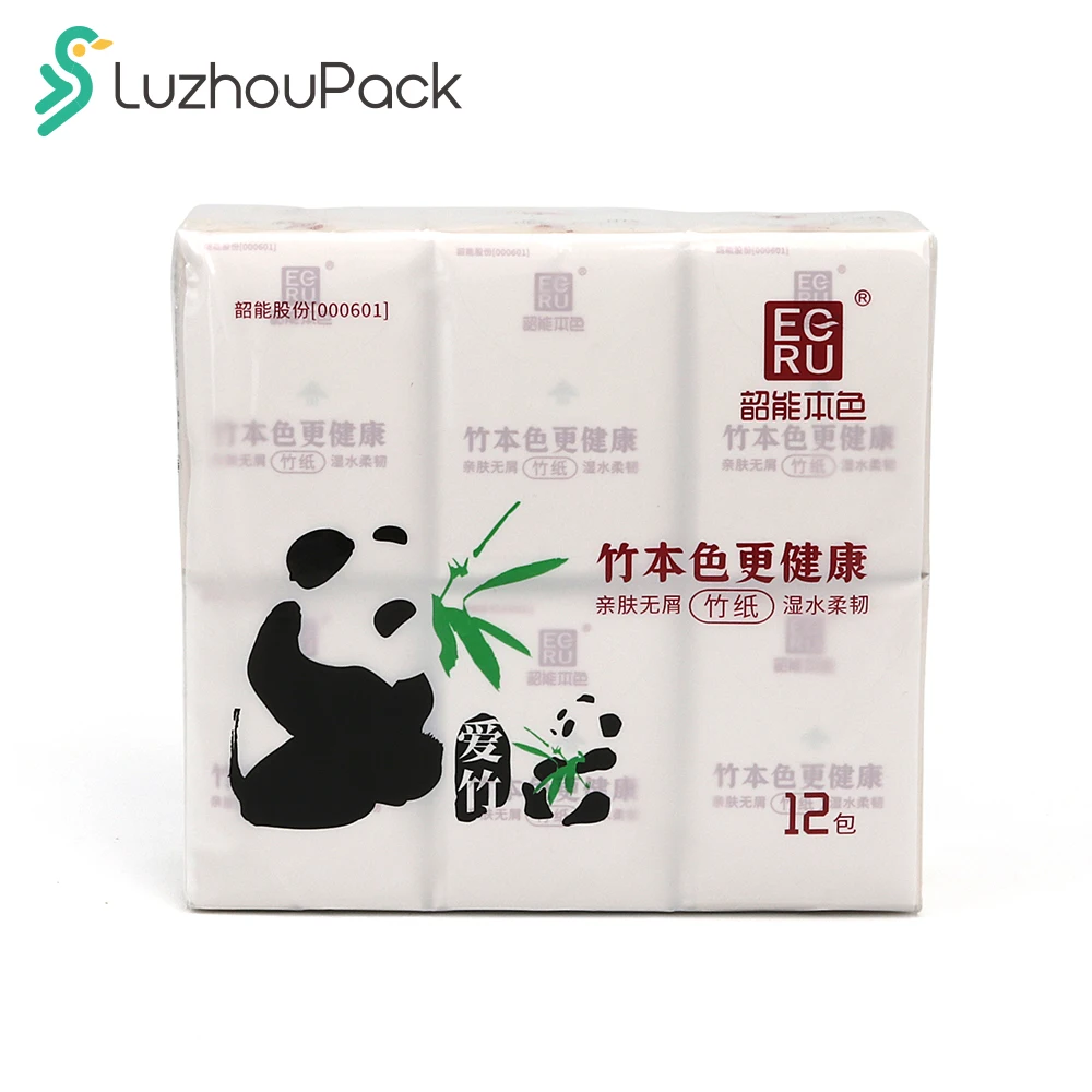 LuzhouPack ECRU mini pocket tissue Mini handkerchief Mini pack facial tissue Pocket handkerchief