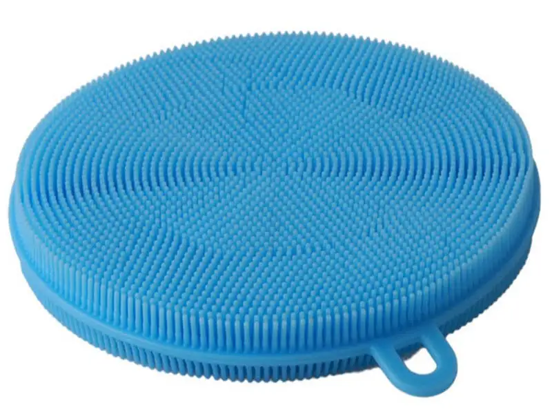 Multifunctional Heat-resistant Food Grade Bpa Free Reusable Kitchen Cleaning Tools Silicone Washing Dish Scrubber Cleaning Brush