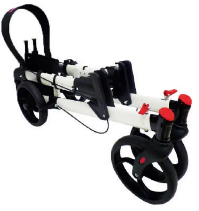 European style lightweight aluminum folding rollator Chinese factory wholesale