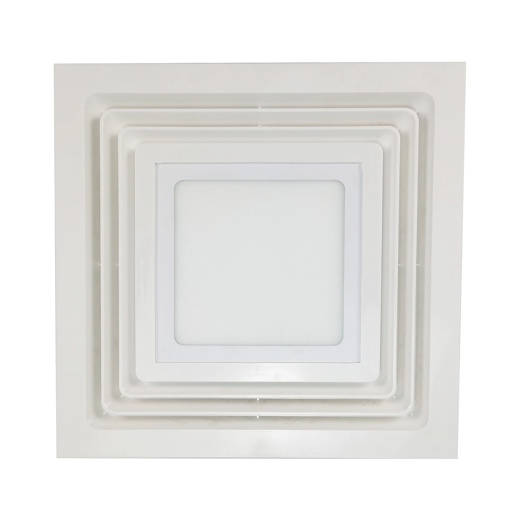 Hot Sale Office Silent Electric Led Light Ceiling Mount Extractor Fan Home Plastic Ventilation Exhaust Bathroom Fan