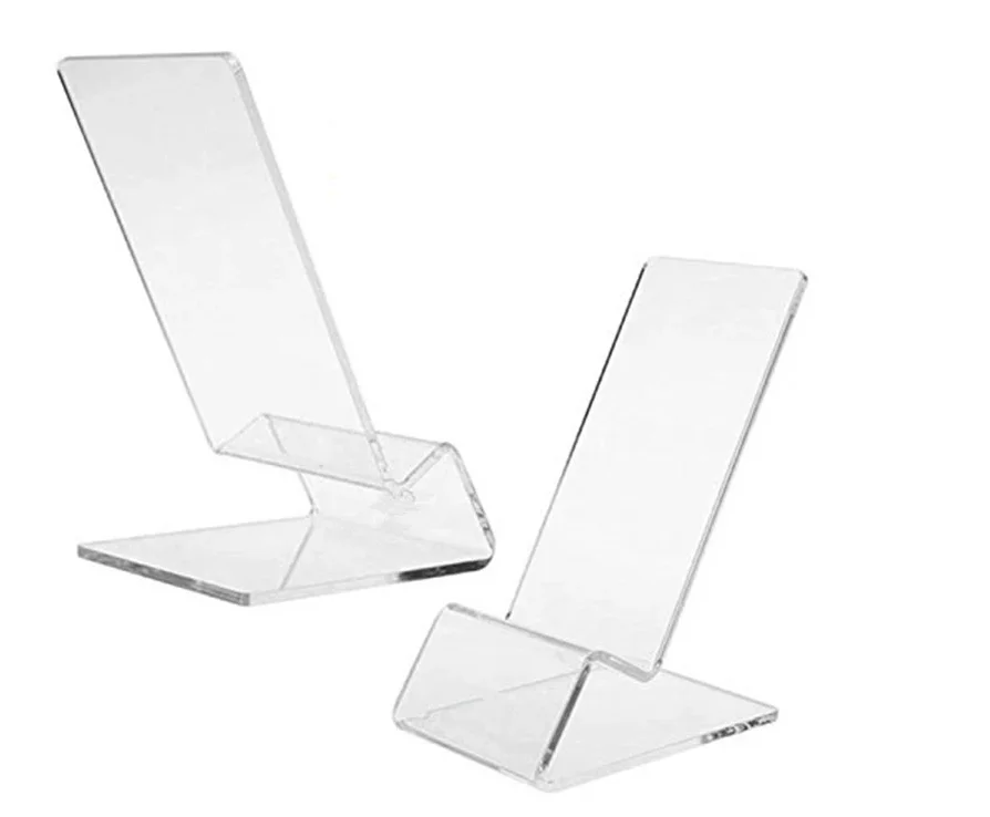 Customized Transparent Acrylic Stand Wholesale Clear Acrylic Stand Mobile Phone Display Stand