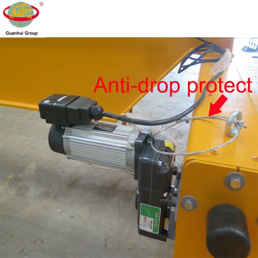 professional design single girder gantry crane hoist