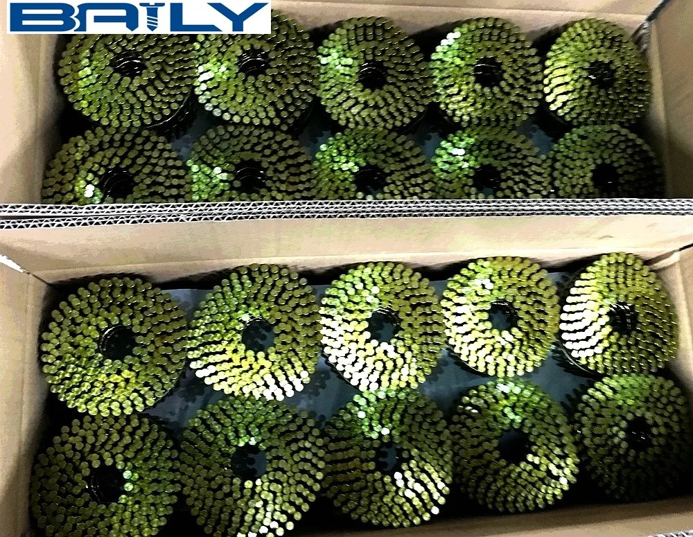 High Quality 15 Degree Wire Welded Coil Nails for Pallet Manufacturing