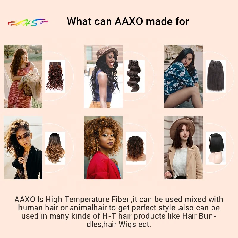 High Imitation Human Hair High Temperature Flame Retardant  Fiber  Extension Synthetic Hair Fiber Material PVC Fiber