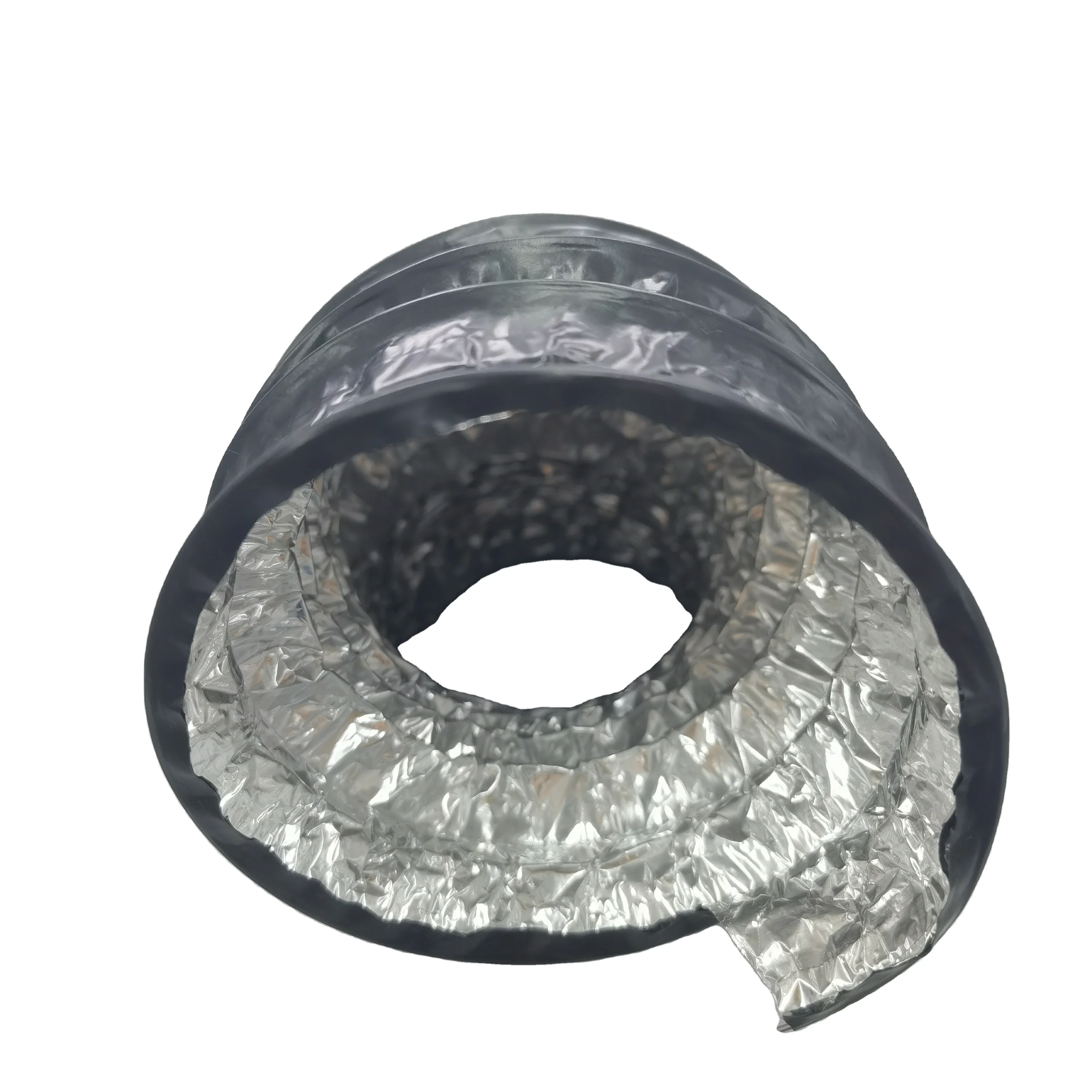 HVAC exhaust aluminium duct insulated flexible  vent kitchen vent for roof ventilation