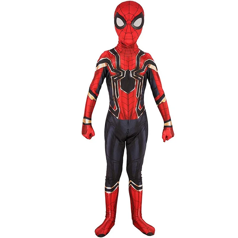 Hot Sale High Quality Long Sleeve Jumpsuits Superhero Halloween Costumes for Boys