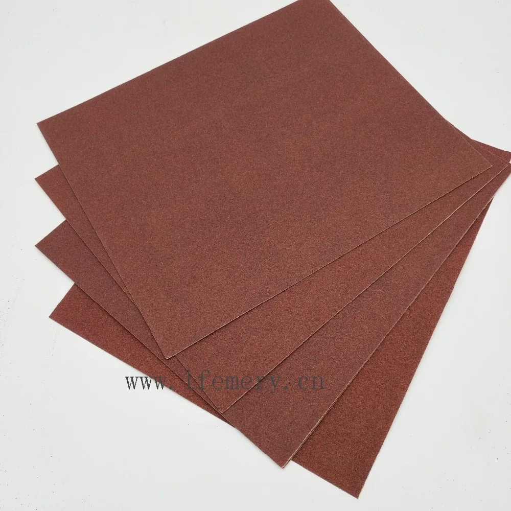 Kraft paper waterproof Polishing abrasive paper sheet black sanding #60-#2000 sand paper water sandpaper