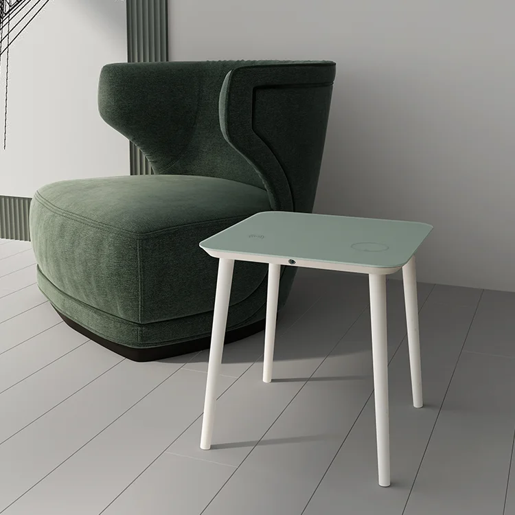 Home and outdoor furniture multi function smart square high quality tea table