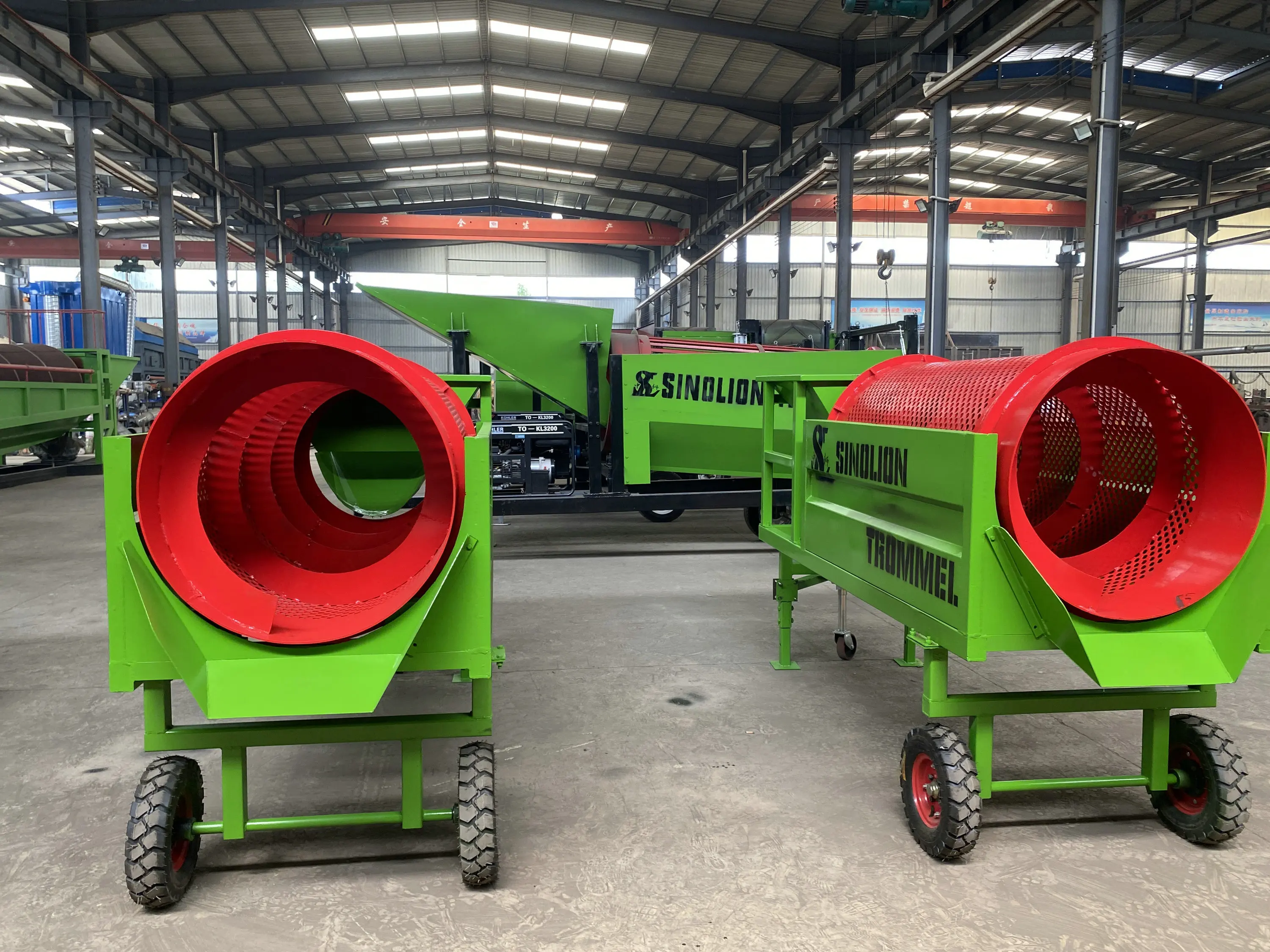 Small Model MTS0818 Trommel Machine Sand Gravel Trommel Screen for Sale